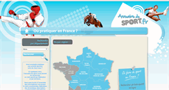 Desktop Screenshot of annuairedusport.fr